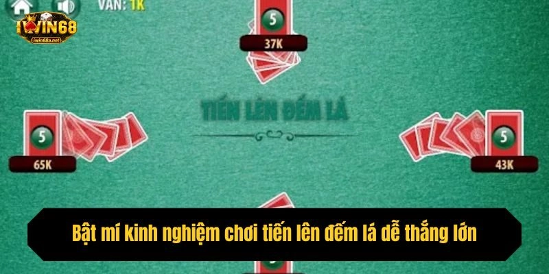 Bật mí kinh nghiệm chơi tiến lên đếm lá dễ thắng lớn